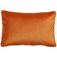 POSZEWKA NA PODUSZKĘ ZENATO SAMT UNI - terakota, Basics, tkanina (40/60cm) - Ambiente