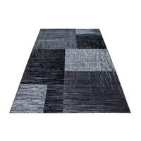Webteppich Plus Schwarz ca. 160x230cm - Schwarz, Design, Textil (160/230cm)