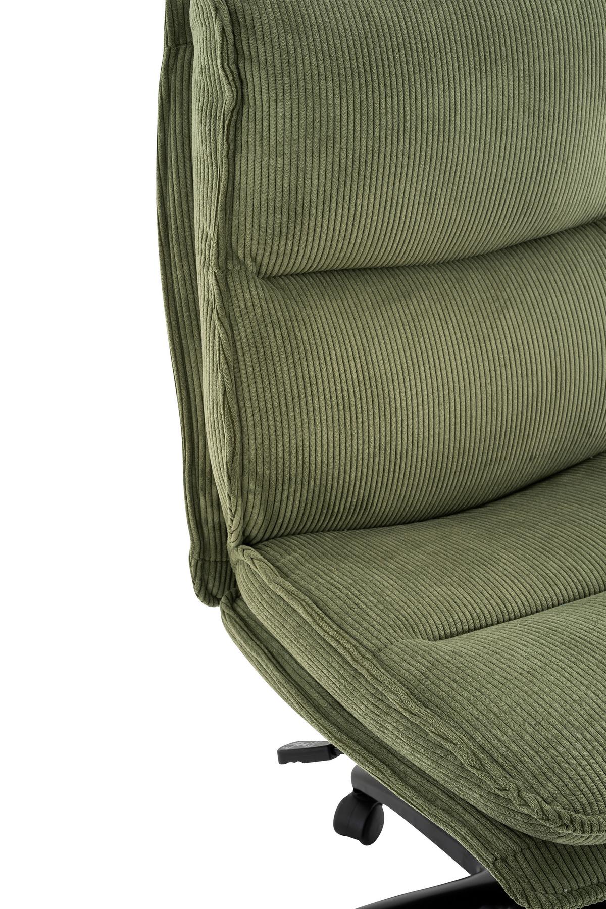 Drehstuhl Bronx Grün/Schwarz - Schwarz/Grün, MODERN, Kunststoff/Textil (53/99-109/67cm) - Mömax