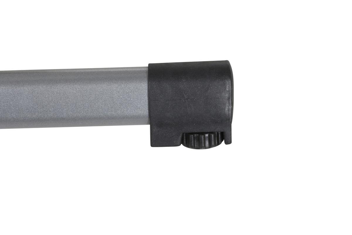 Gartentisch Graphitfarben ca. 86x86x72cm - Graphitfarben, MODERN, Holzwerkstoff/Metall (86/86/72cm) - Sieger