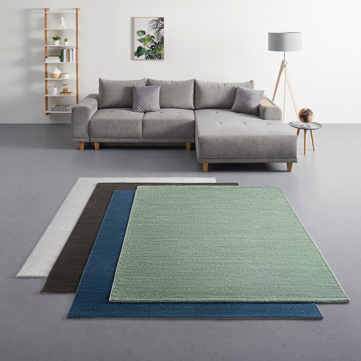 Webteppich Jan 1 Weiß ca. 80x150cm - Weiß, KONVENTIONELL, Textil (80/150cm) - Mömax