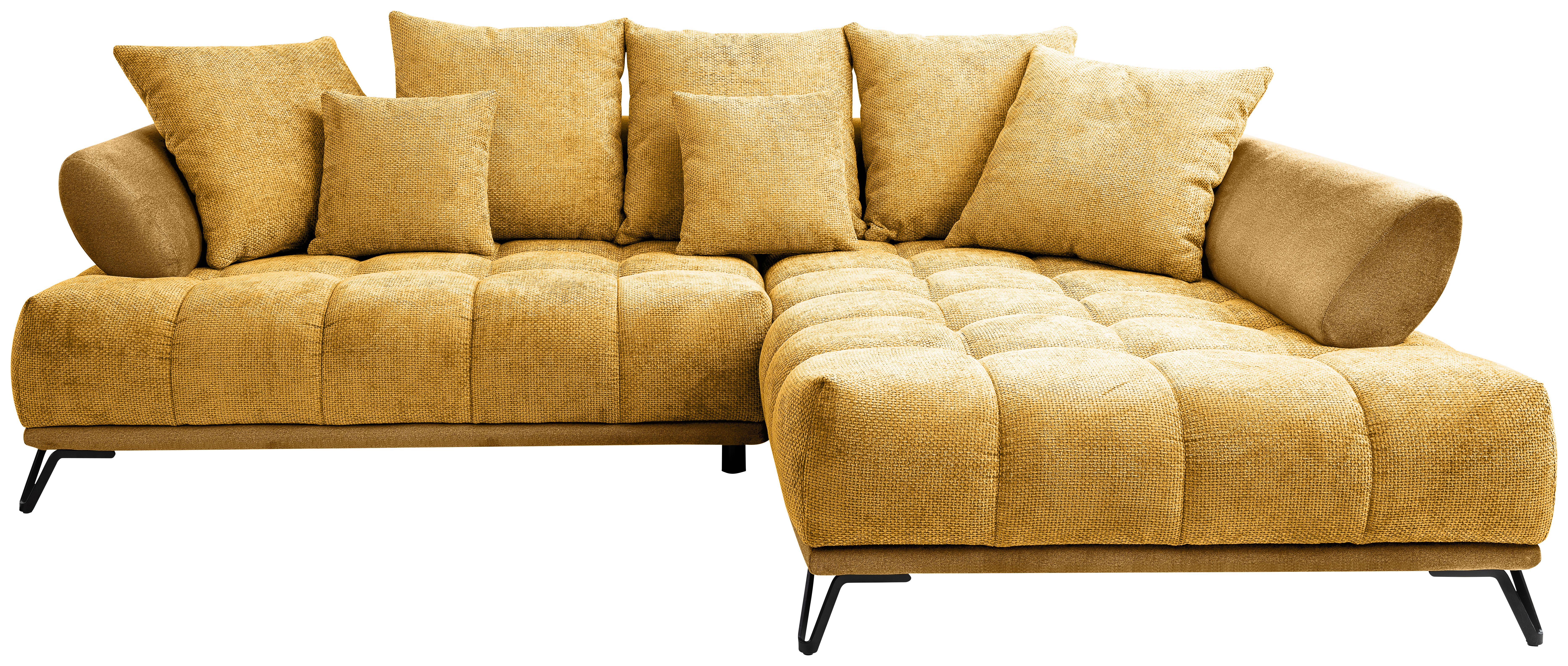 Coltar LARGO N - galben curry, Modern, textil (262/184cm) - Modern Living