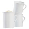 Kaffeebecher Adria in Weiß - Weiß, KONVENTIONELL, Keramik (0,260cm) - Mömax modern living