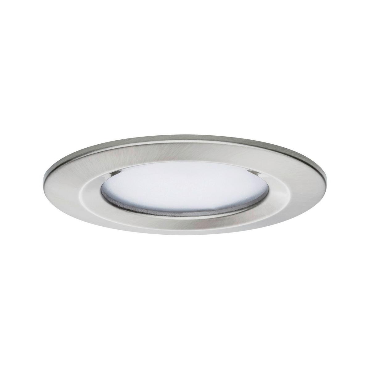 Deckenleuchte Nova max. 6,5 Watt, 3-teilig - Alufarben, Basics, Metall (8,4cm) - Paulmann