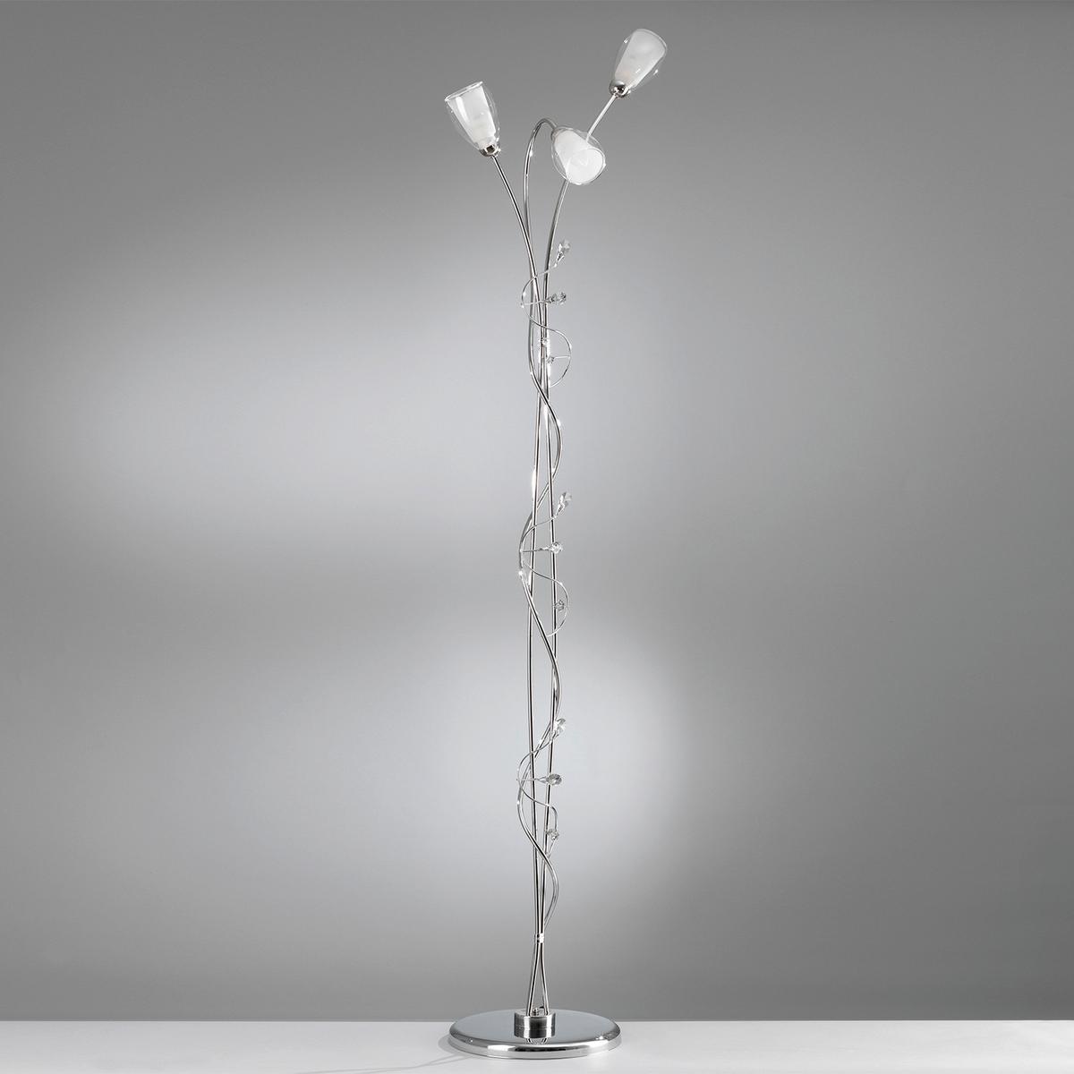 Állólámpa 4728/pt3 Sharon - szahara/krómszínű, Design, műanyag/fém (45/45/195cm)