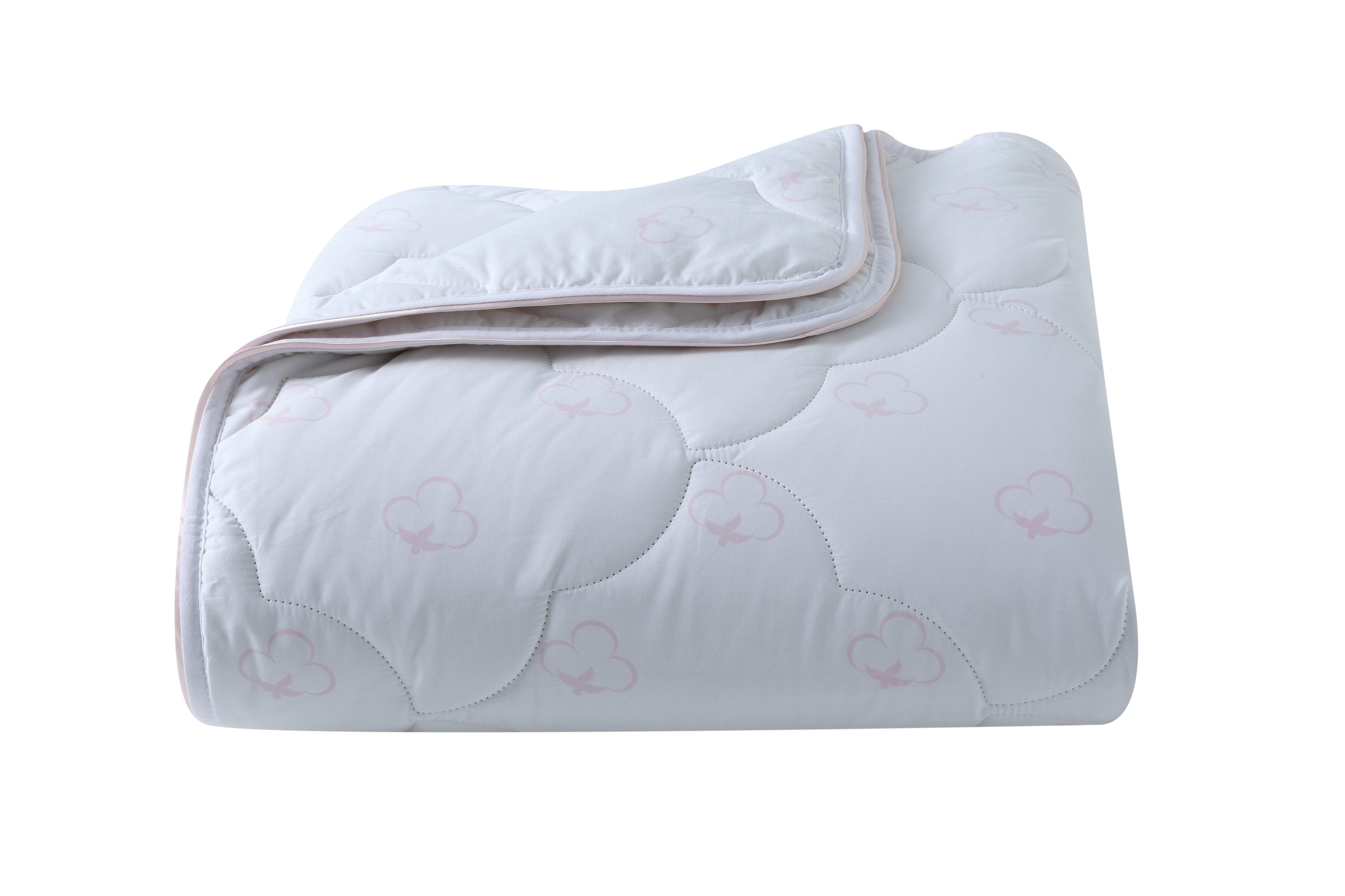 Bettdecke Cotton ca. 200x200x4 cm Weiß - Weiß, Basics, Textil (200/200/4cm) - Yatas