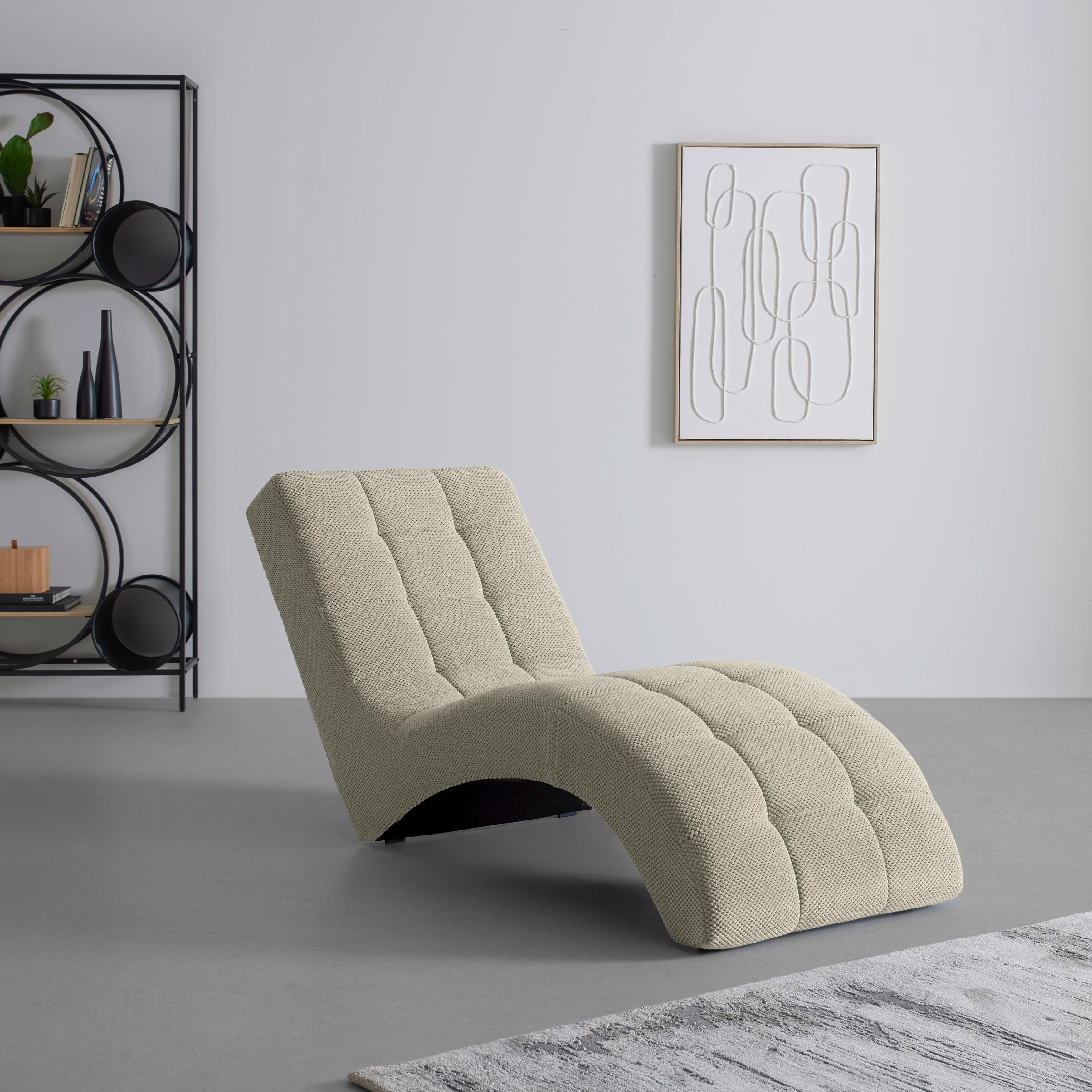 Liege Laguna Beige - Beige/Schwarz, MODERN, Kunststoff/Textil (68/80/167cm) - Mömax
