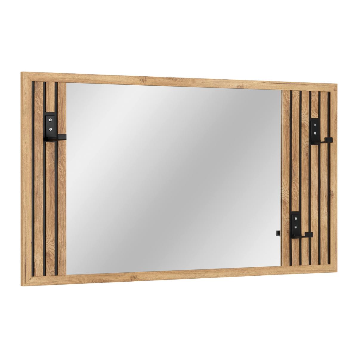 Garderobni Panel Arko Stripes - barve hrasta, Moderno, steklo (103,3/56,6/1,63cm) - Mömax