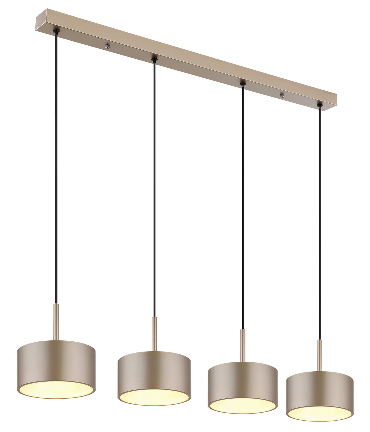 LAMPA WISZĄCA LED 56964-4H RAYMOND - czarny/biały, Design, tworzywo sztuczne/metal (86/15/150cm) - Globo