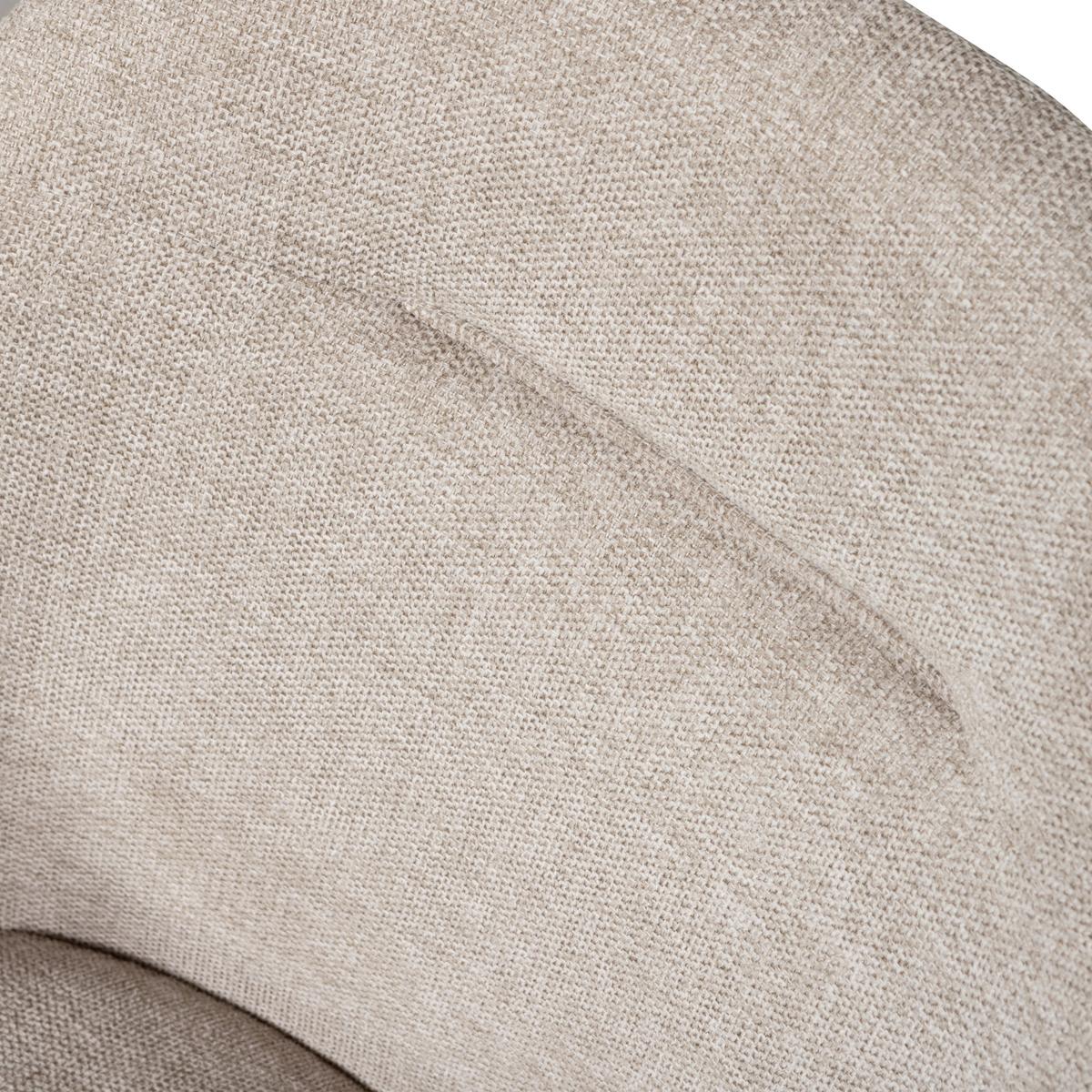 Armlehnstuhl-Set Grant-Jaki Sandfarben B: 57cm - Sandfarben/Schwarz, MODERN, Textil/Metall (57/80/61cm) - Livetastic