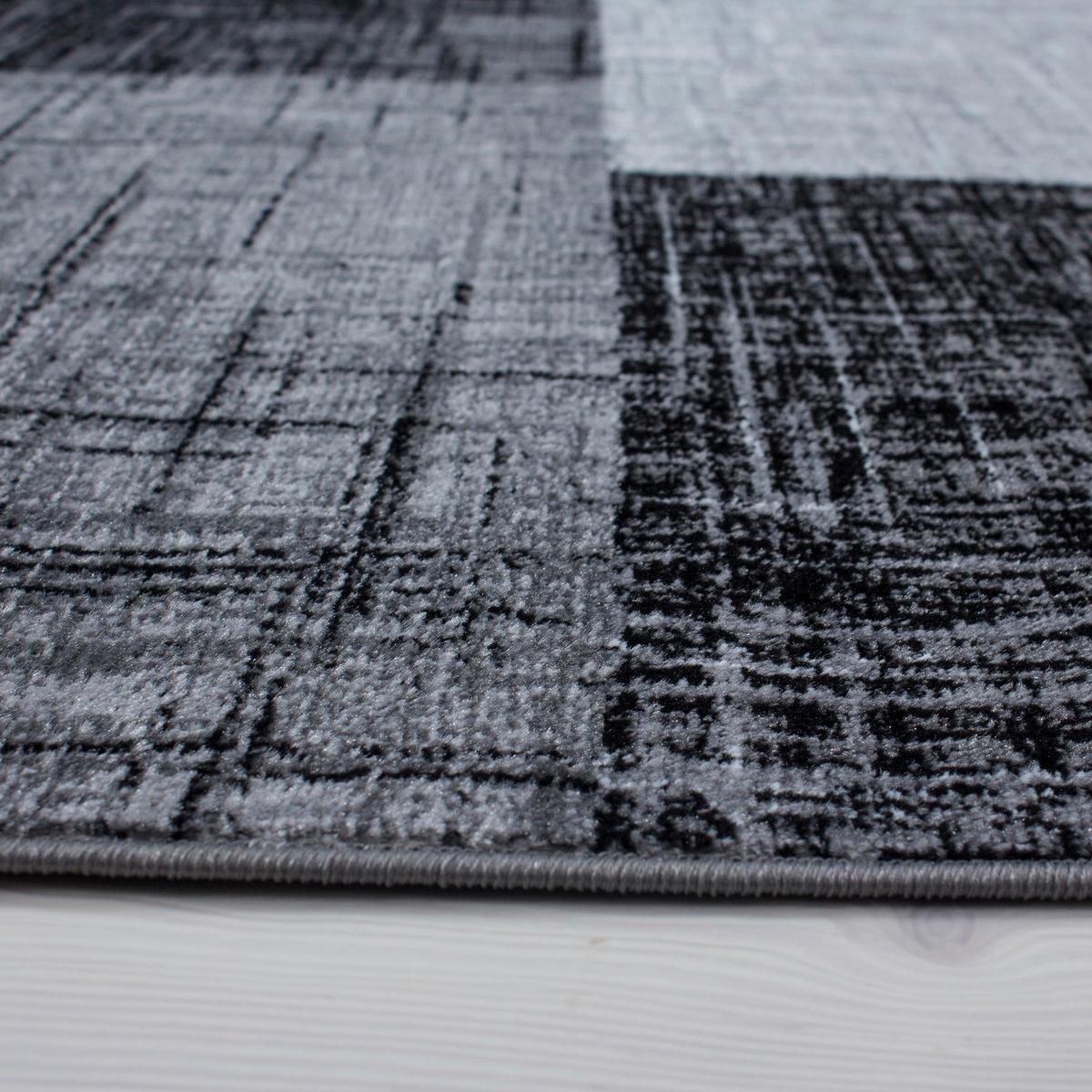 Webteppich Plus Schwarz ca. 200x290cm - Schwarz, Design, Textil (200/290cm)