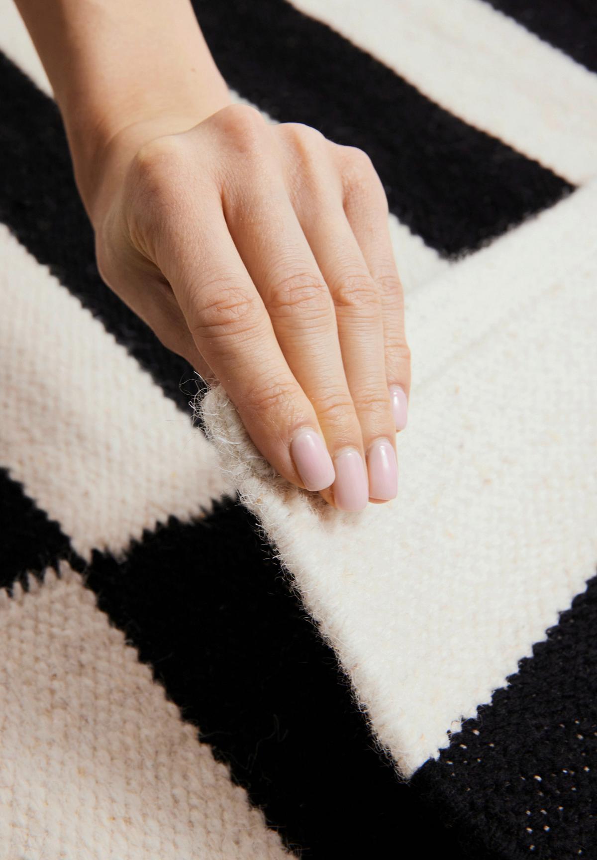 CHODNIK HHC DONNA - czarny/biały, Basics, tkanina (80/200cm) - Hanse Home