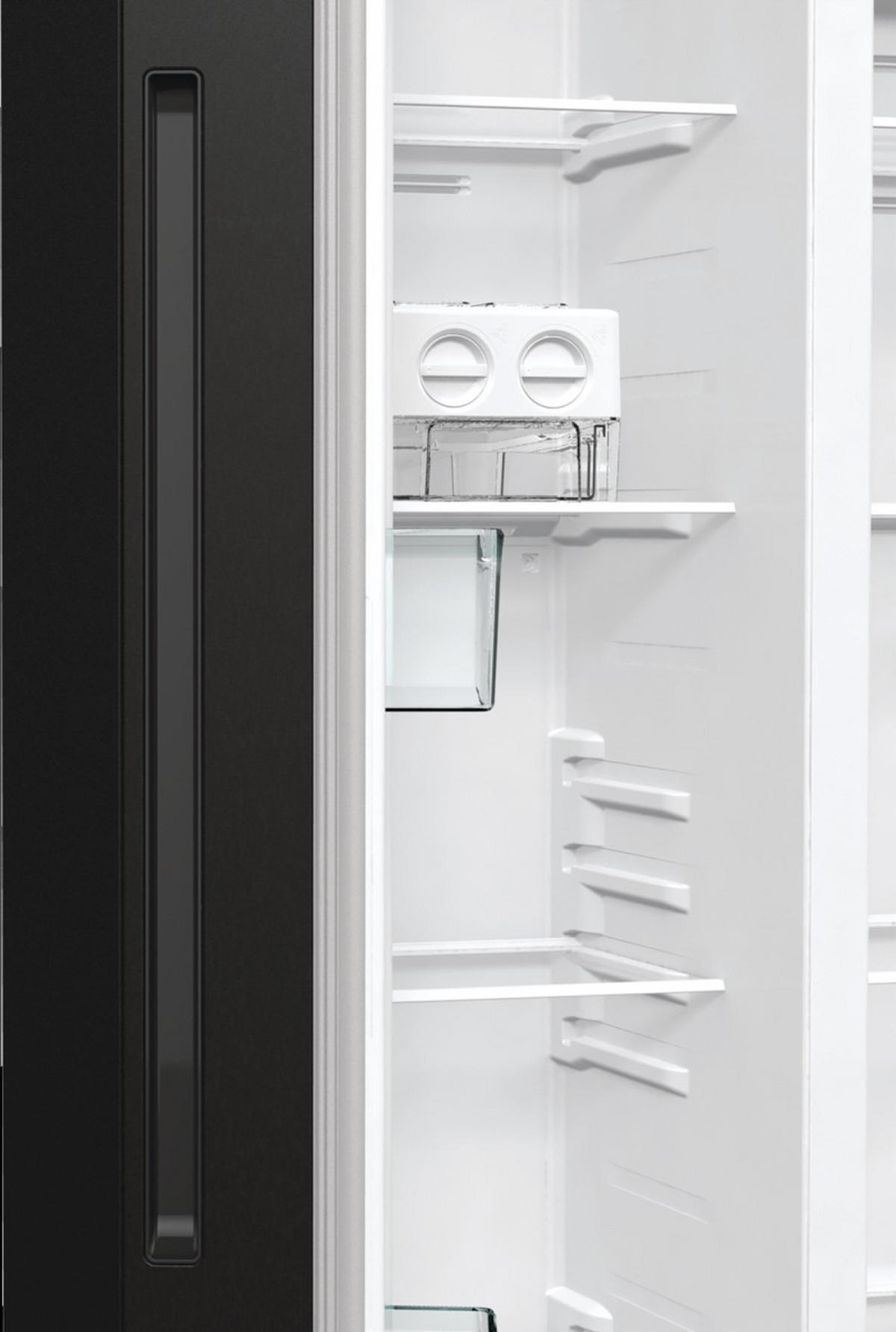 Kühl-Gefrier-Kombination NRR9185EABXLWD Schwarz - Schwarz, MODERN (91,5/178,6/67cm) - Gorenje