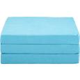 Saltea Pliabilă 189/65/8 Basic - albastru deschis, Konventionell, textil (65/189cm) - Based