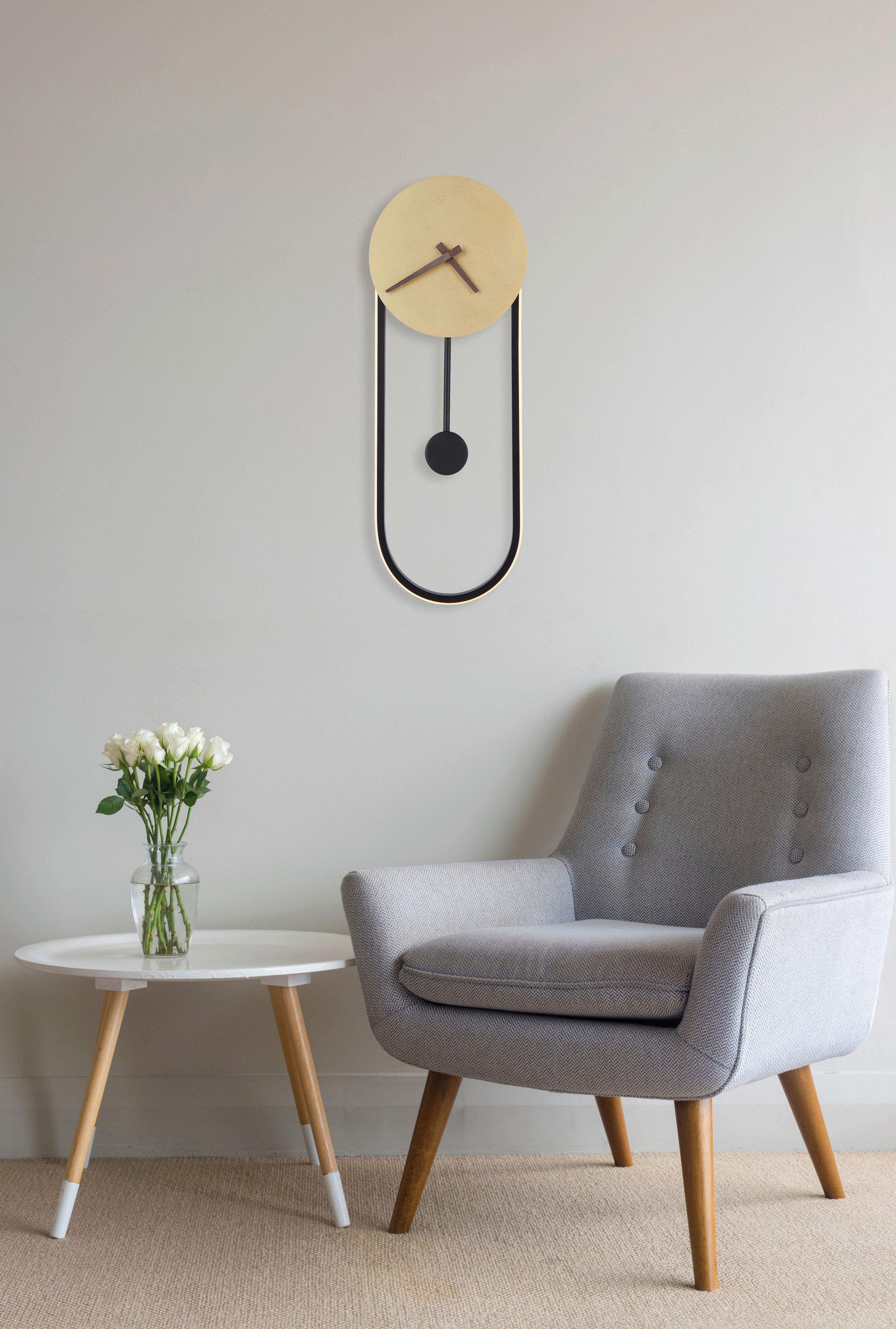 WANDUHR 78282 SUSSY - Weiss/Goldfarben, Lifestyle, Kunststoff/Metall (58/22/5,5cm) - Globo