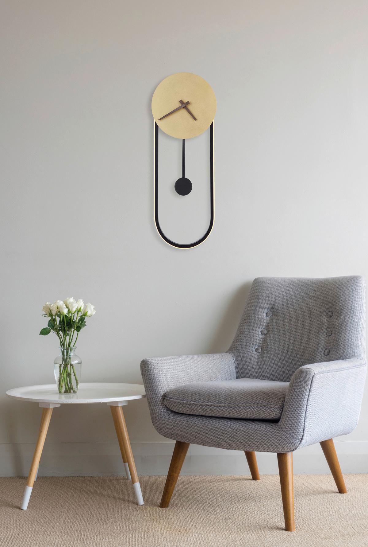 WANDUHR 78282 SUSSY - Weiss/Goldfarben, Lifestyle, Kunststoff/Metall (58/22/5,5cm) - Globo