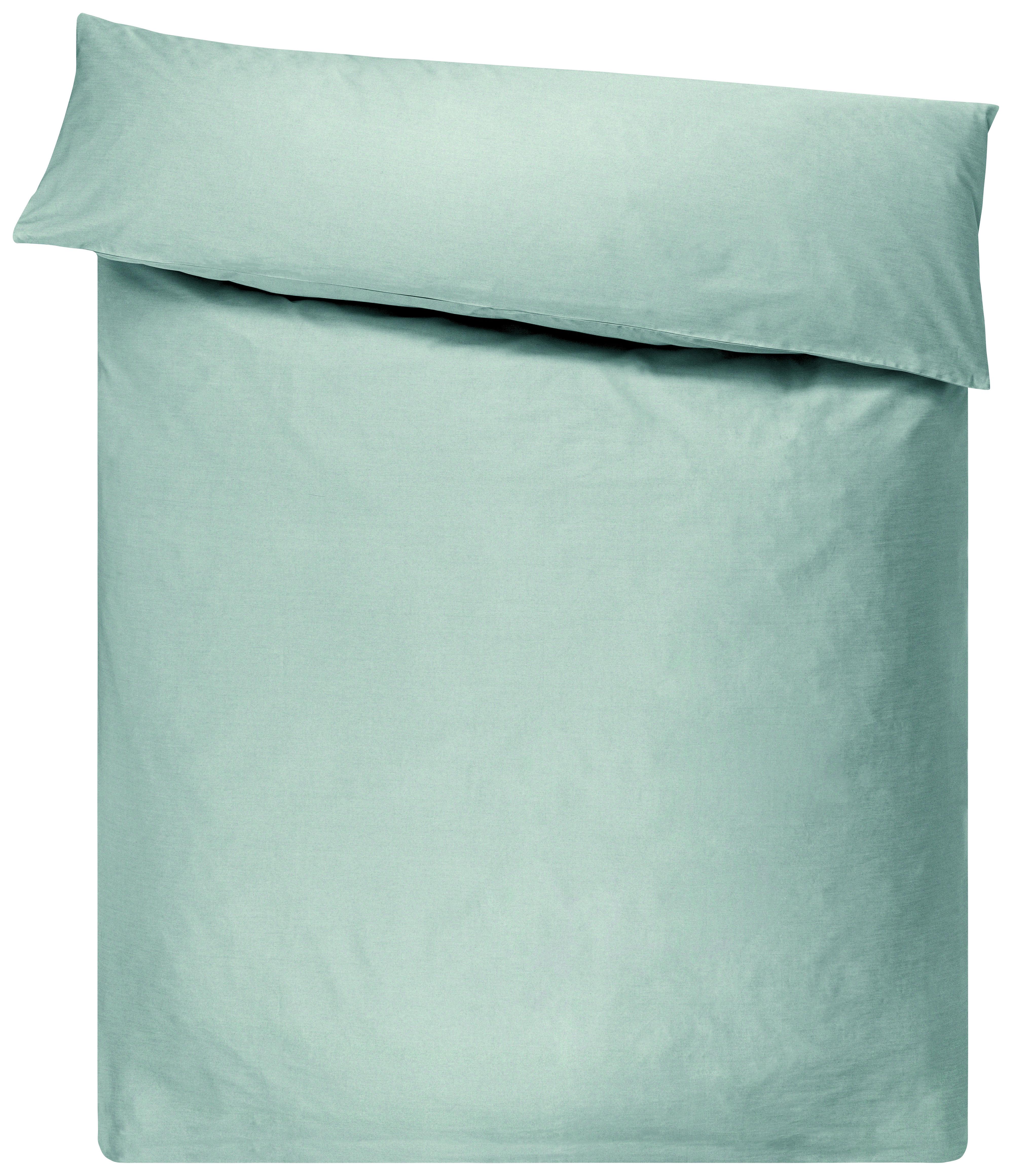 DUVETBEZUG LINA - Pastellblau, Textil (160cm)