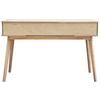 SKRIVBORD SKANDY - naturfärgad, Modern, trämaterial/trä (120/75/48cm) - Premium Living