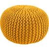 Pernă pentru șezut Aline - galben, textil (50/30cm) - Premium Living