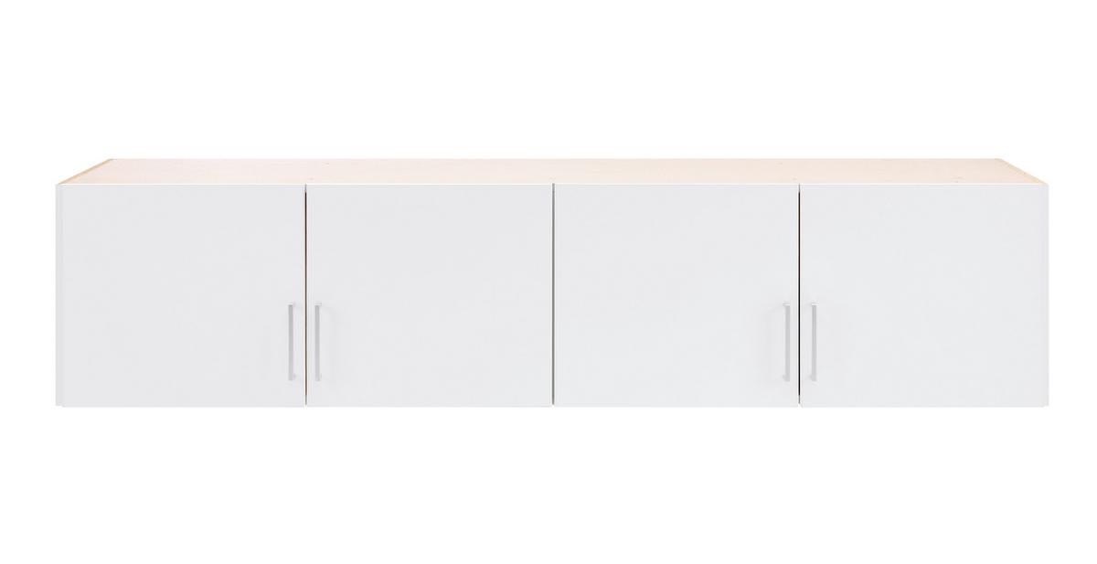 Nastavek Za Omaro Click, Bela - bela/barve aluminija, Konvencionalno, umetna masa/leseni material (179/40/58cm) - Mömax
