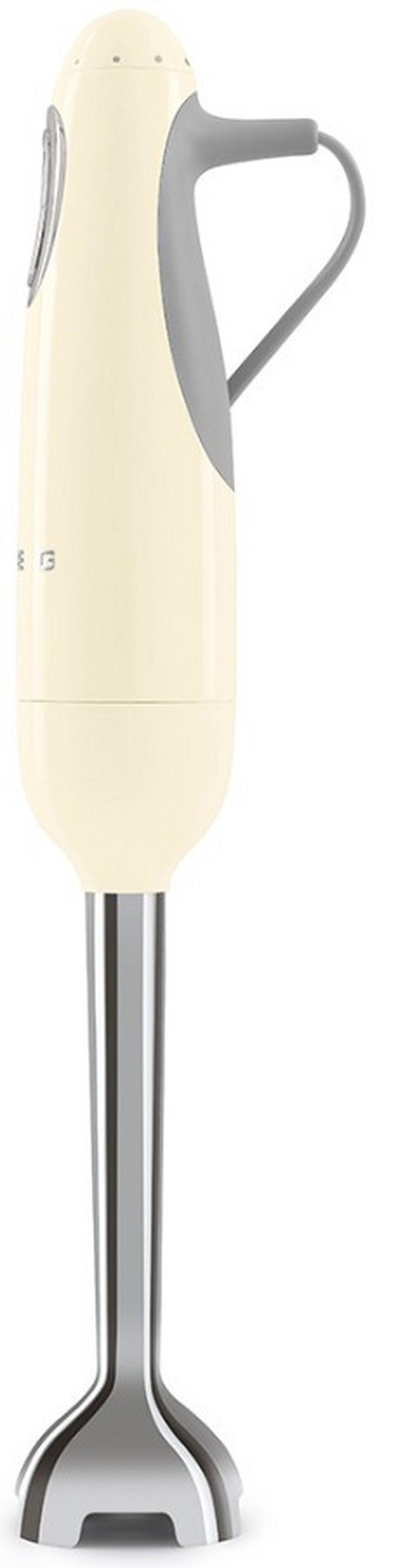 BLENDER RĘCZNY HBF03CREU SMEG - kremowy, Basics, tworzywo sztuczne/metal (6,5/41,4/6,5cm) - SMEG