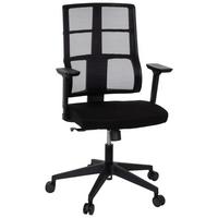 Pisarniški Stol Spinio, Črna - črna, Moderno, umetna masa/tekstil (65/124/60cm) - MID.YOU