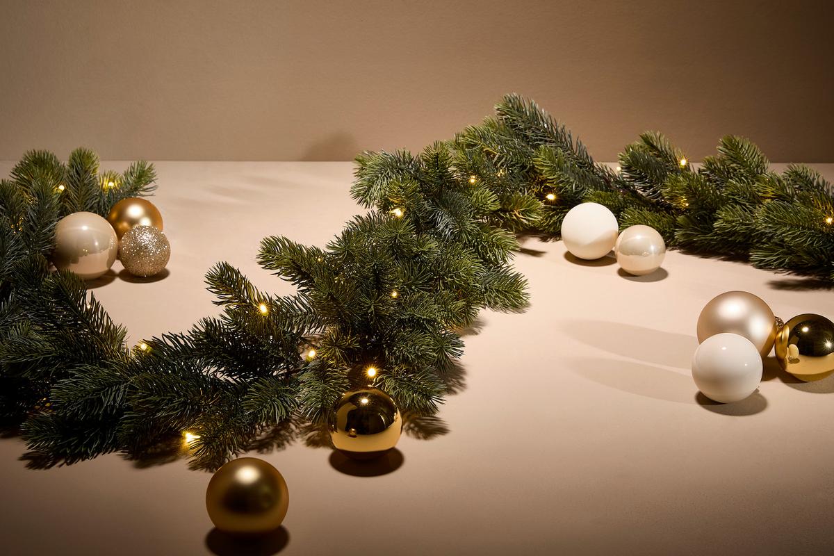 GIRLANDA CHOINKOWA 673160 - zielony, Konventionell, tworzywo sztuczne (180cm) - X-Mas