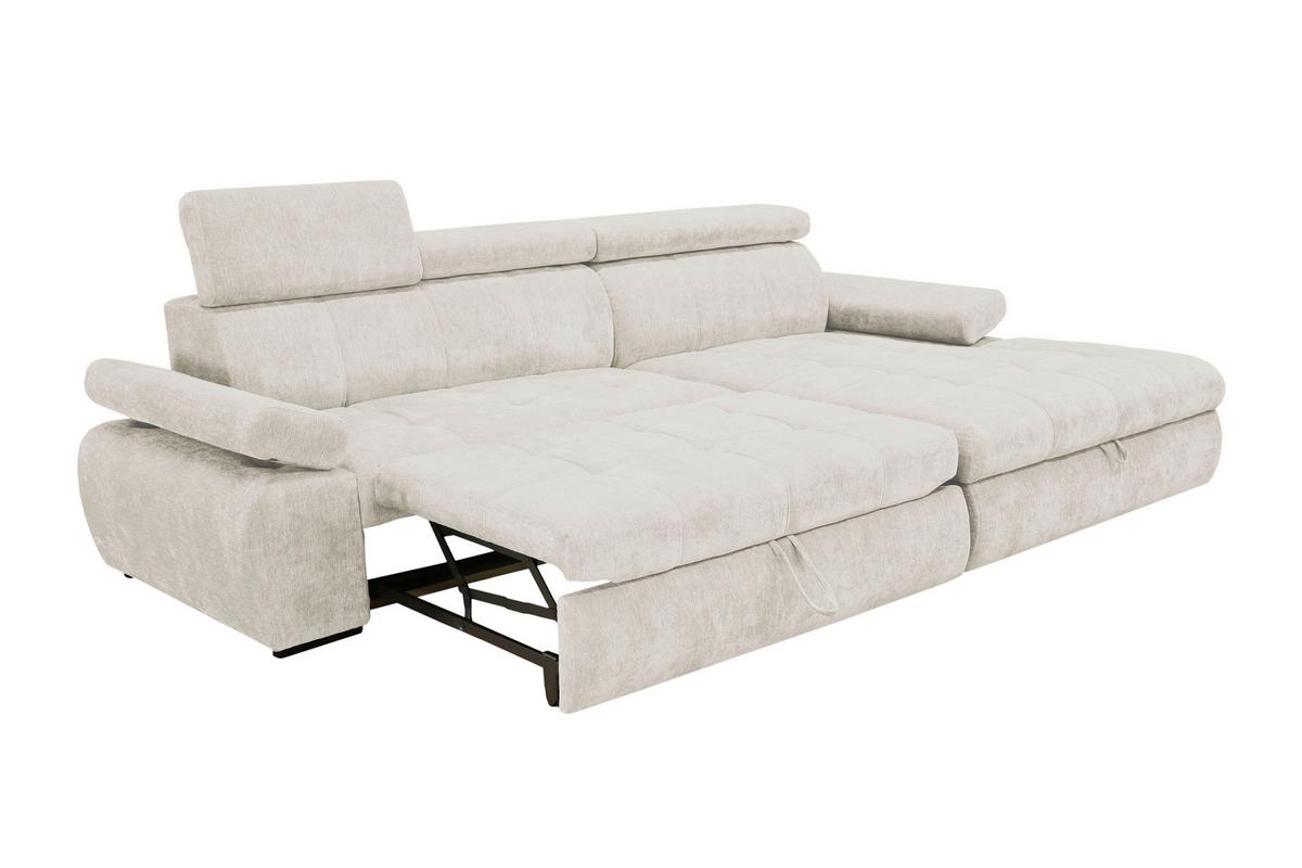 Kutna Garnitura Vegas - bež/crna, Design, drvo/tekstil (294/173cm) - Modern Living