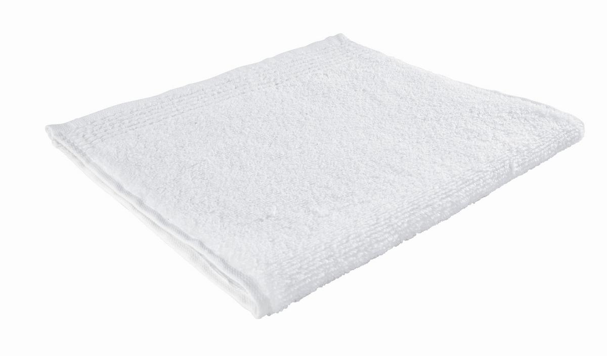 Gästetuch Melanie Weiß ca. 30x50cm - Weiß, Textil (30/50cm) - Modern Living