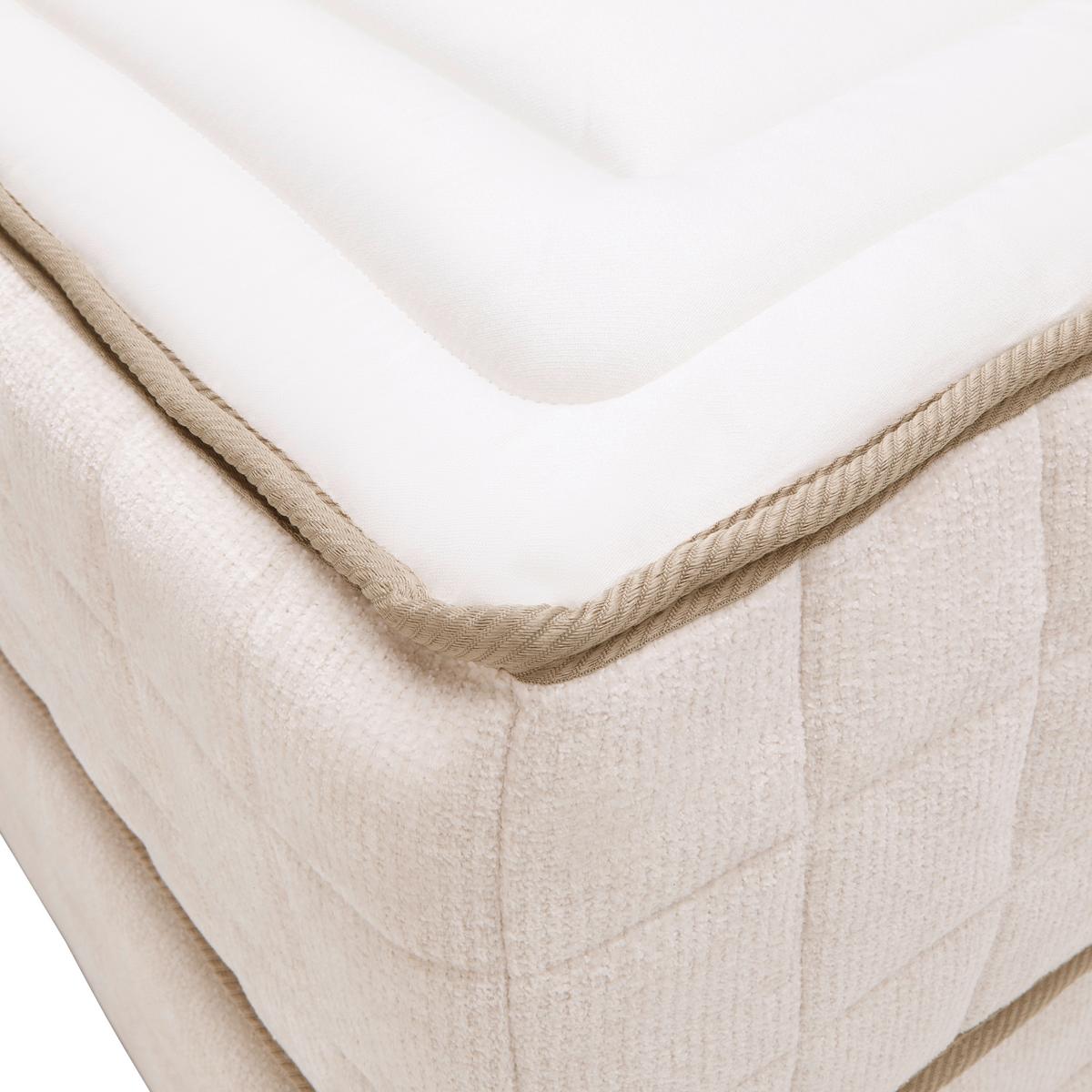 Boxspringbett Bianco Beige ca. 180x200cm - Beige, KONVENTIONELL, Holz/Holzwerkstoff (180/200cm) - Premium Living