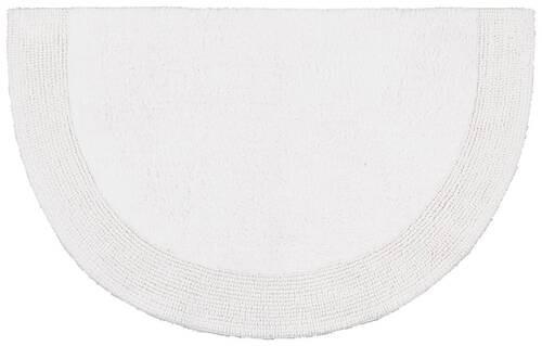 Badematte Karen in Weiß ca. 50x80cm - Weiß, KONVENTIONELL, Textil (50/80cm) - Premium Living