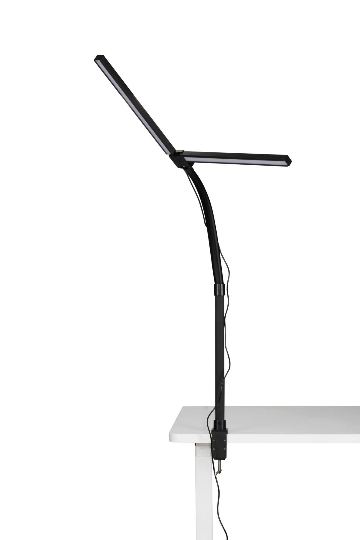 LAMPA ZACISKOWA LED HAYWARD *SBN* - czarny, Basics, tworzywo sztuczne/metal (80/35/71,5cm) - Novel