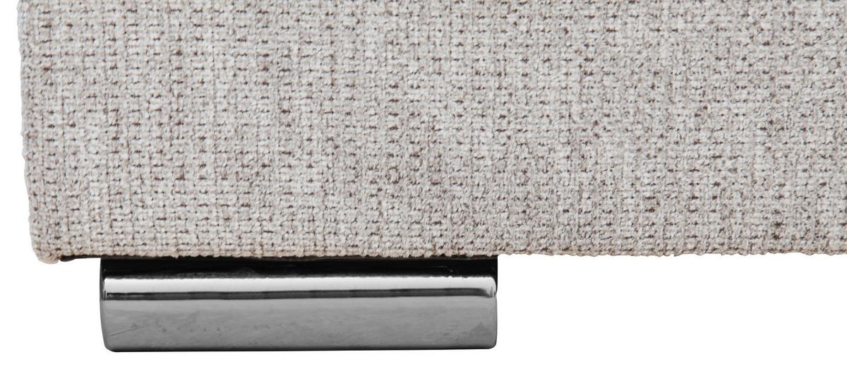 Kutna Garnitura Senso - svijetlo siva/boje kroma, Moderno, tekstil/drvo (183/346/197cm) - Modern Living