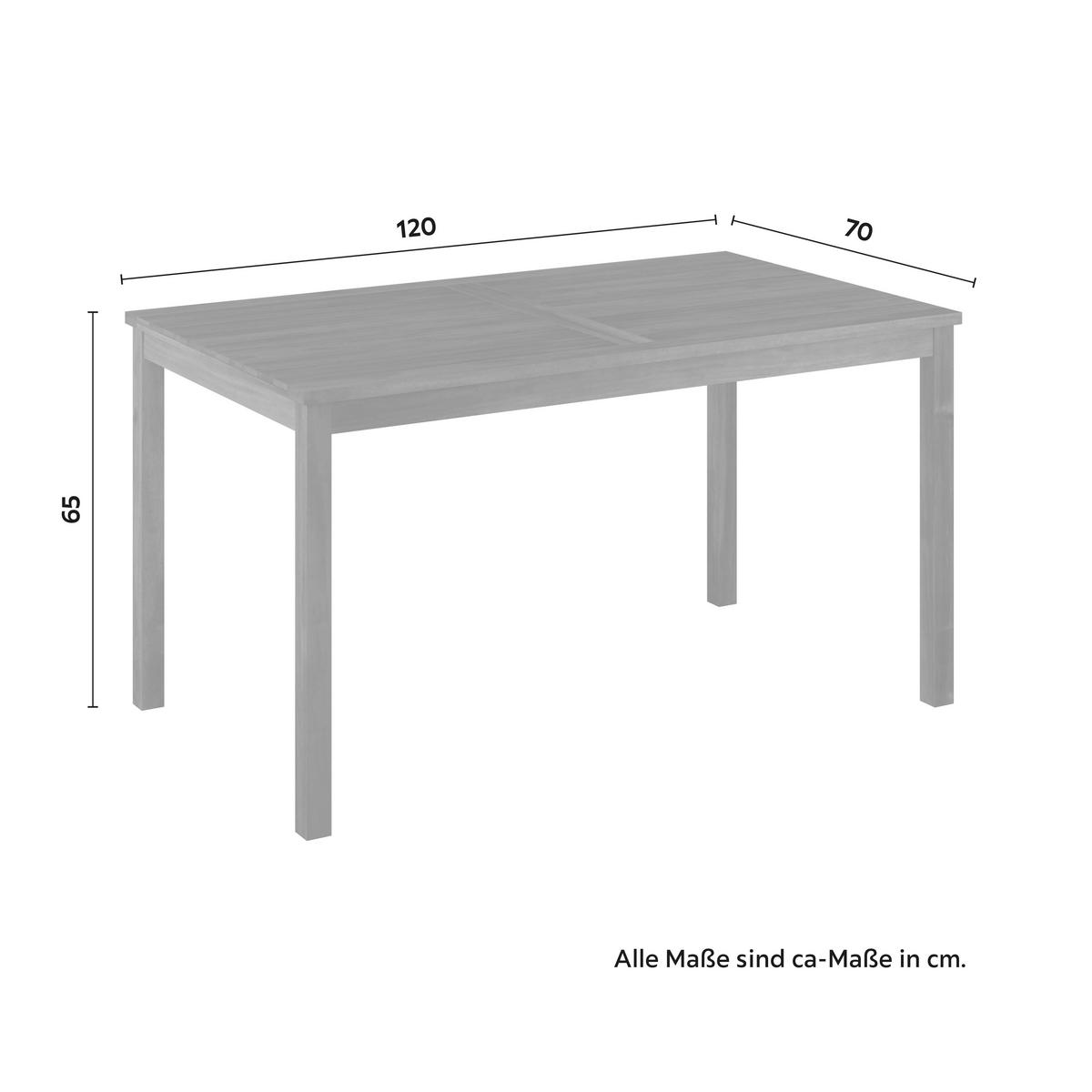 Lounge Garnitura Nico, Akacija, Siva, 3-Delno - bež/barve akacije, Natur, les (226/65/65cm) - Mömax