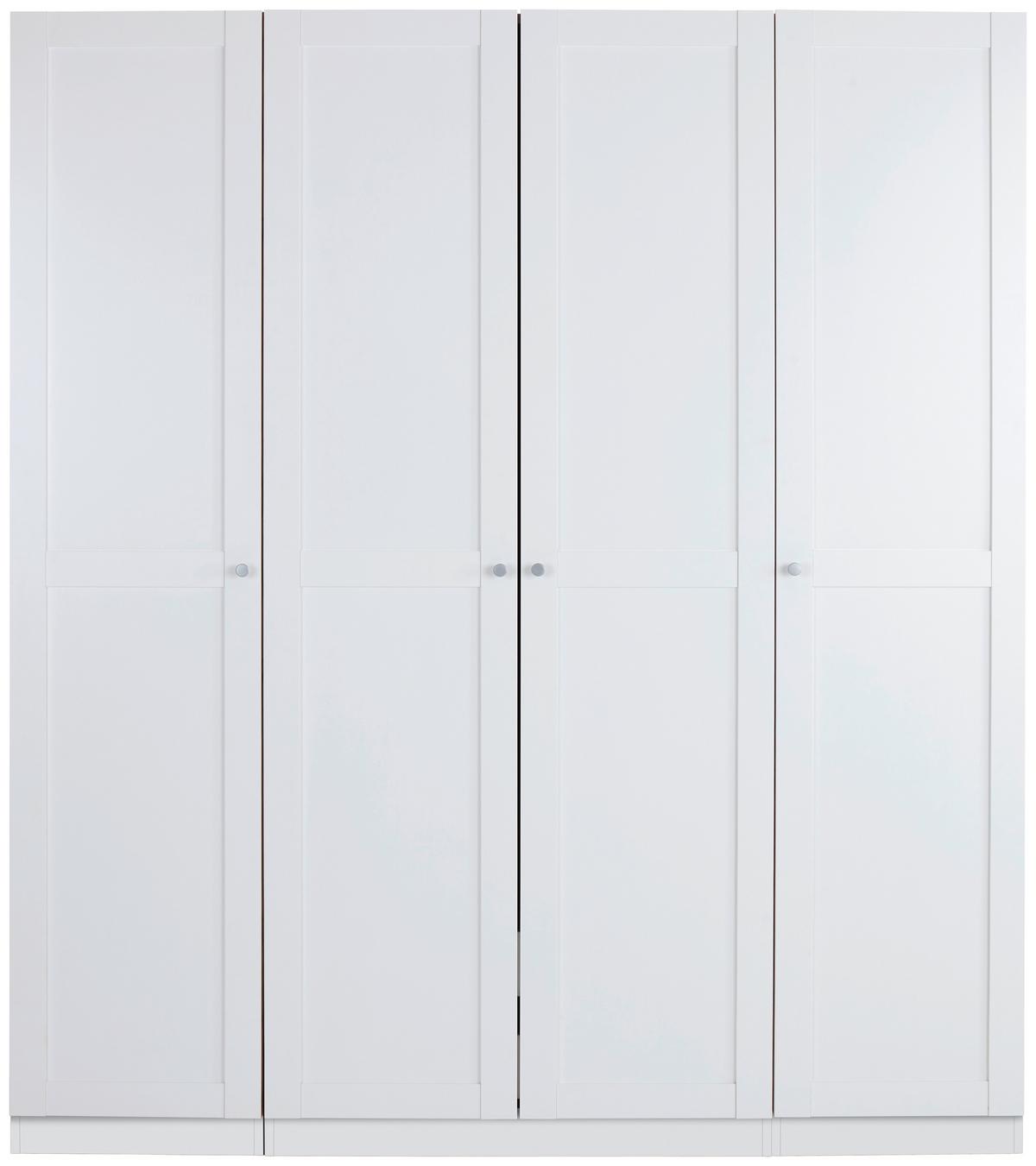 Ormar Za Odjeću Unit - bijela, Moderno, drvni materijal/metal (182,2/210/58,3cm) - Based