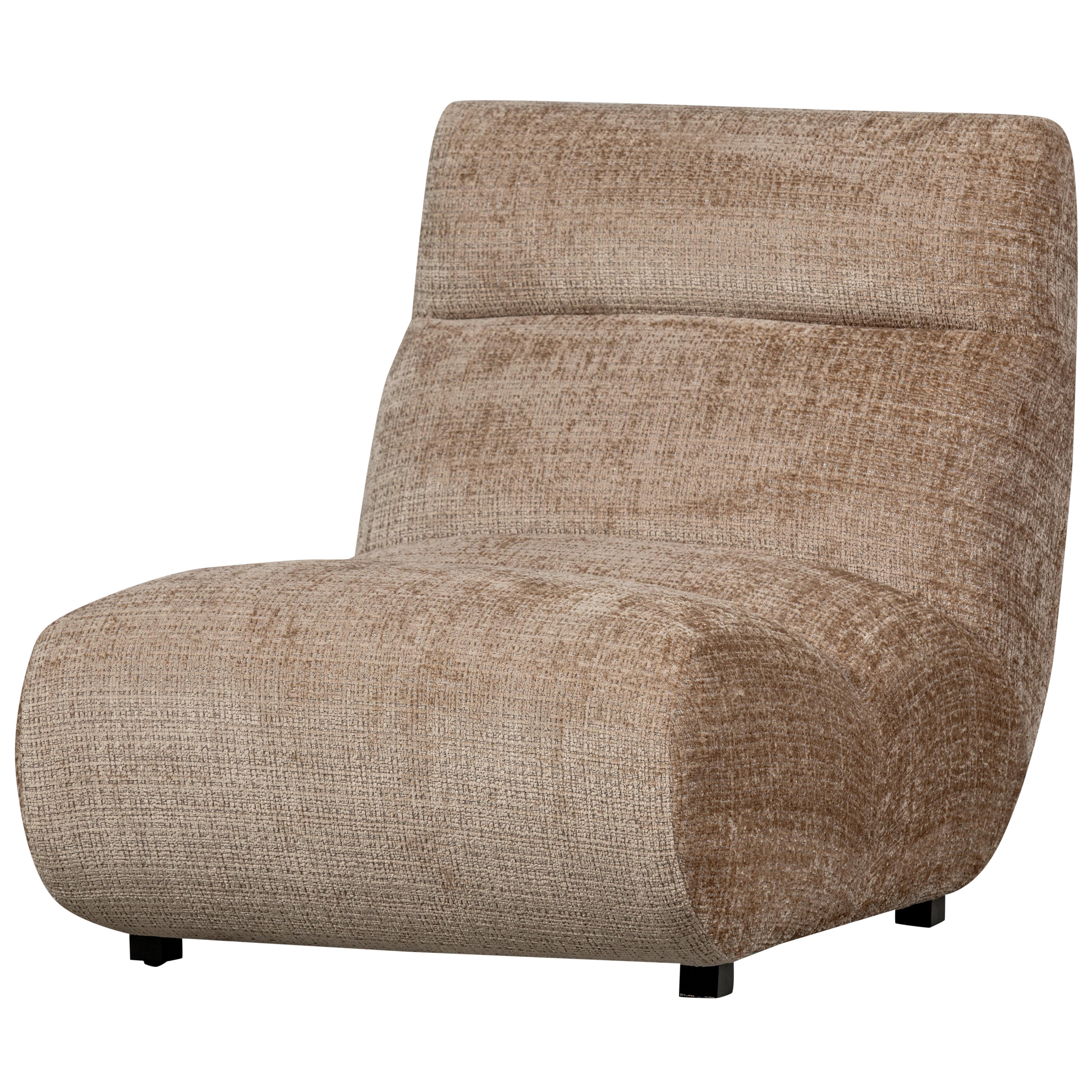 Sessel Observe Beige B: 75 cm - Beige/Schwarz, Design, Kunststoff/Textil (75/82/96cm) - Livetastic