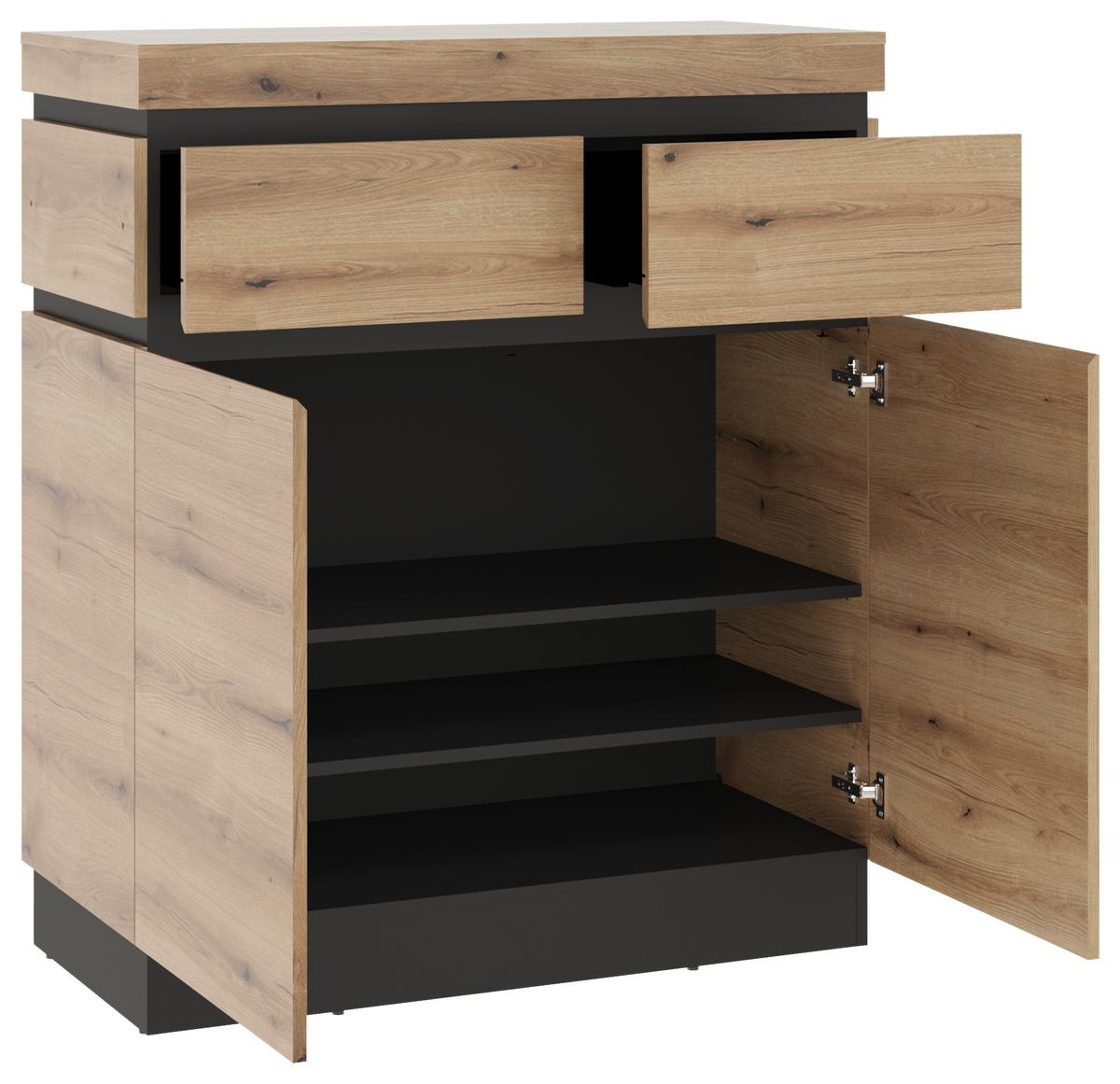 Comodă CORTE - Trend, material pe bază de lemn (100,6/117/45cm) - Modern Living