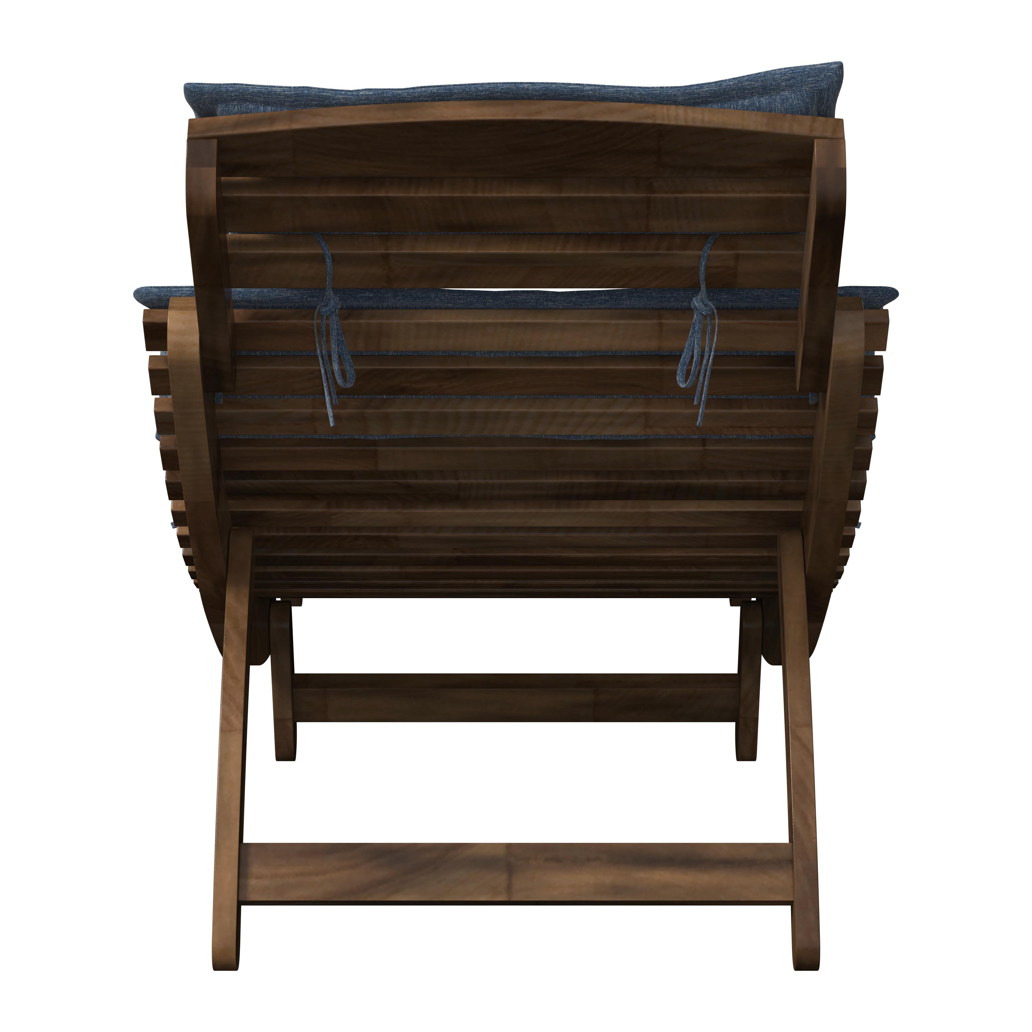 SOLSÄNG NATALIE - grå, Natur, trä/textil (54/18,5/182cm) - Mömax