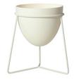 Pflanztopf Pura Weiß 19x23 cm - Weiß, Kunststoff (19/23cm) Pflanztopf Pura Weiß 19x23 cm - Weiß, Kunststoff (19/23cm)