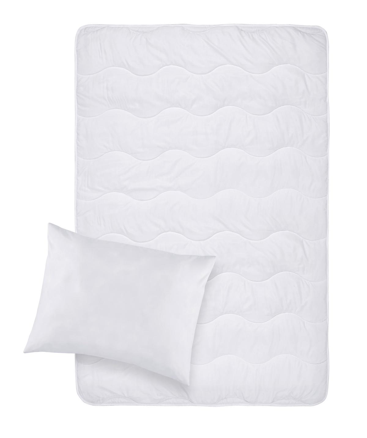 Paplan-párna Szett Sabine - fehér, textil (70/140/90/200cm) - Best Price