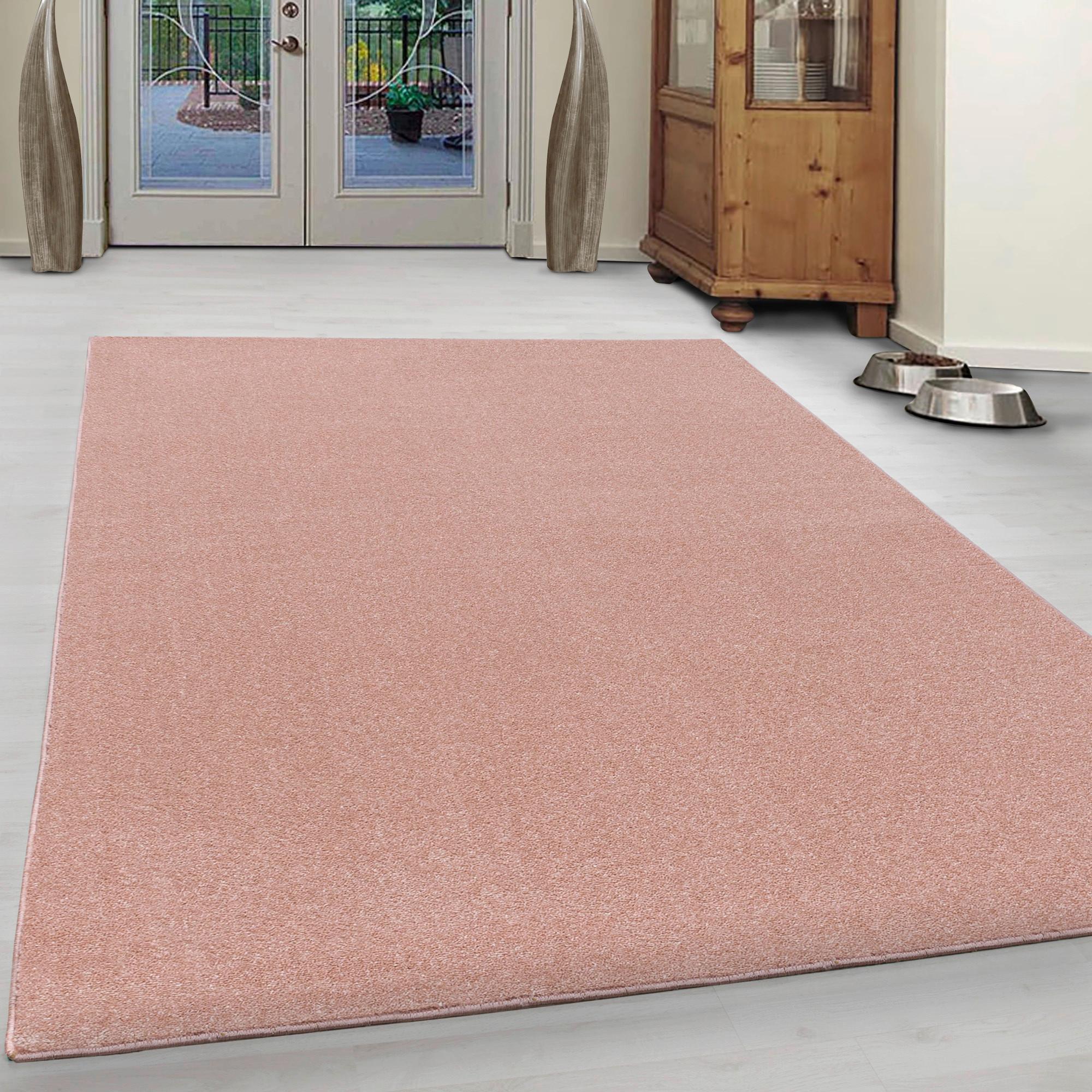 Hochflorteppich Ata Rosa ca. 200x290cm - Rosa, KONVENTIONELL, Textil (200/290cm) - Novel