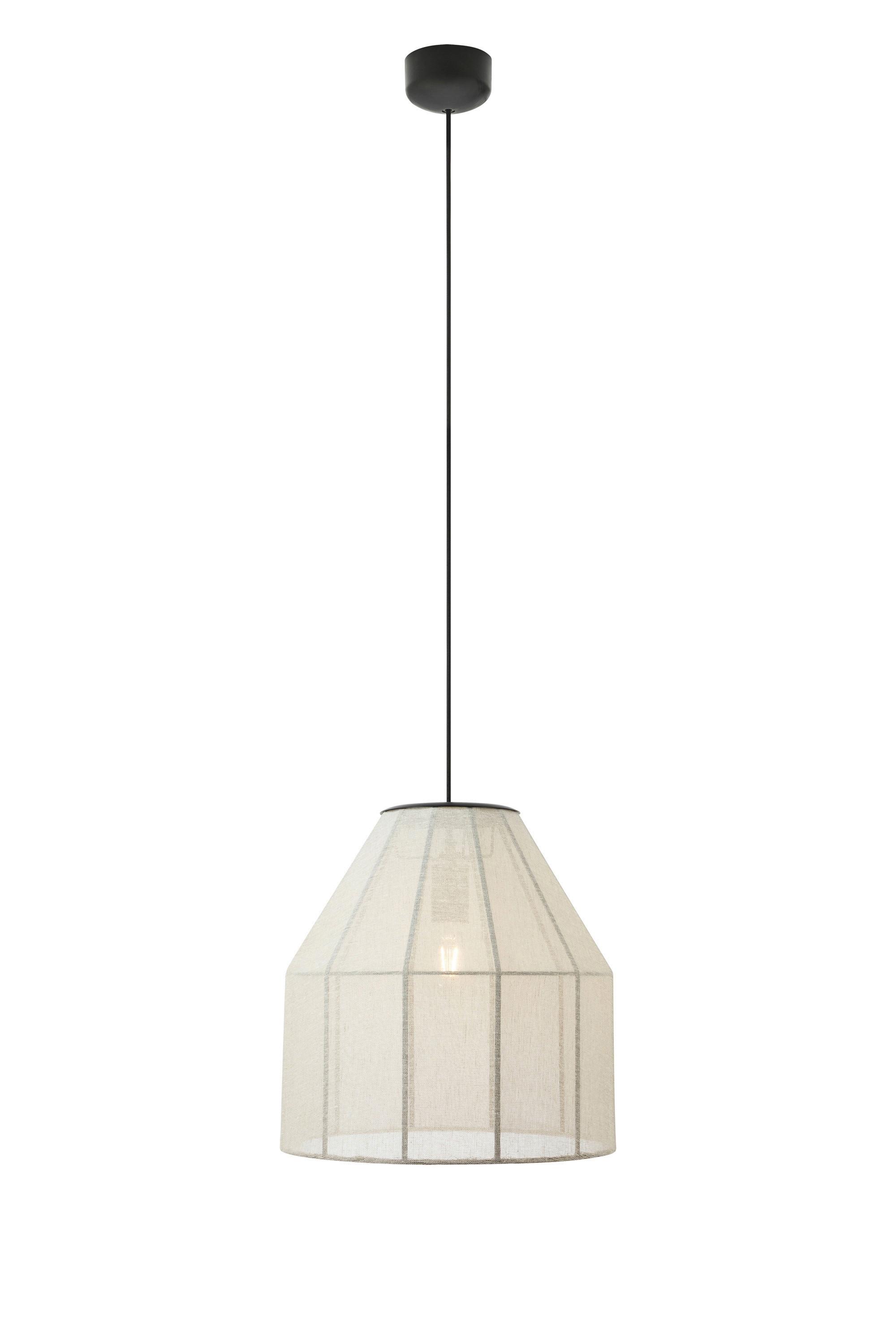 Pendelleuchte Aiko Pendant max. 60 Watt - Beige, Design, Textil (37/37/37cm) - Markslöjd