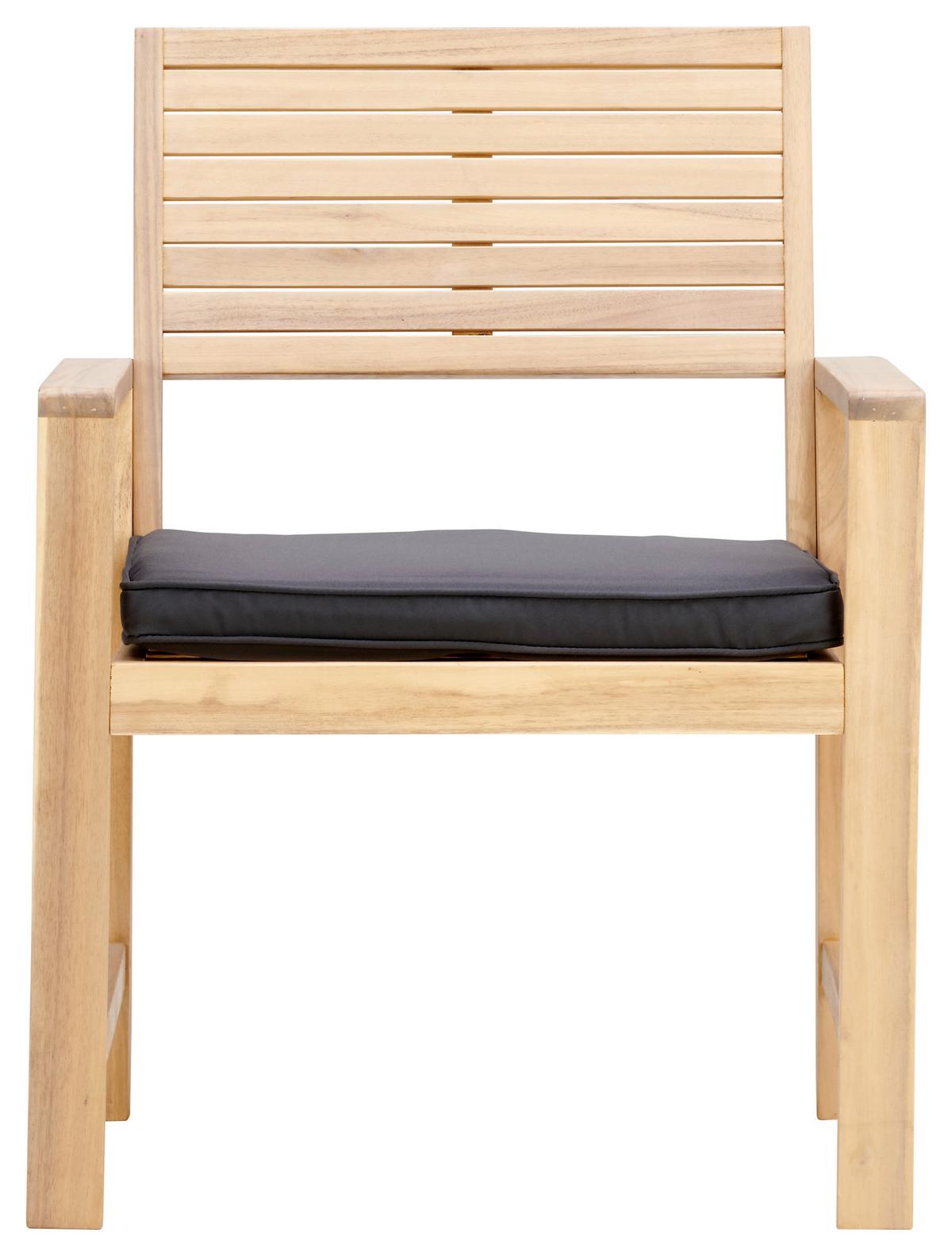 Lounge Garnitura Bergen, Barva Akacije, Temno Siva - temno siva/barve akacije, Moderno, tekstil/les (73cm) - Beldano