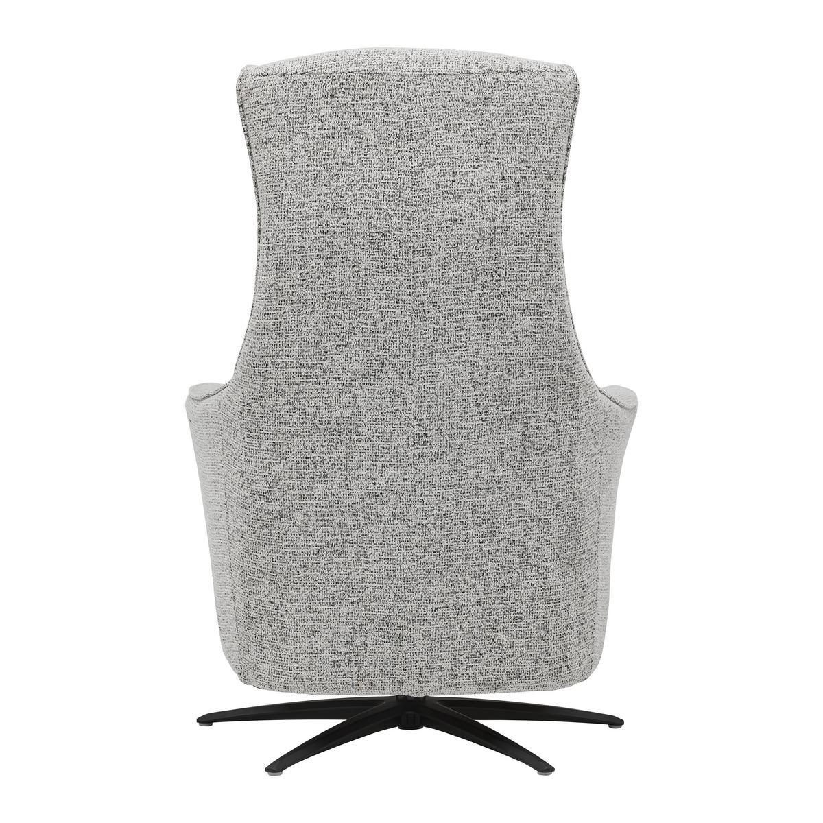 Relaxsessel Maximus Grau - Schwarz/Grau, MODERN, Holz/Textil (75/110/86cm) - Premium Living