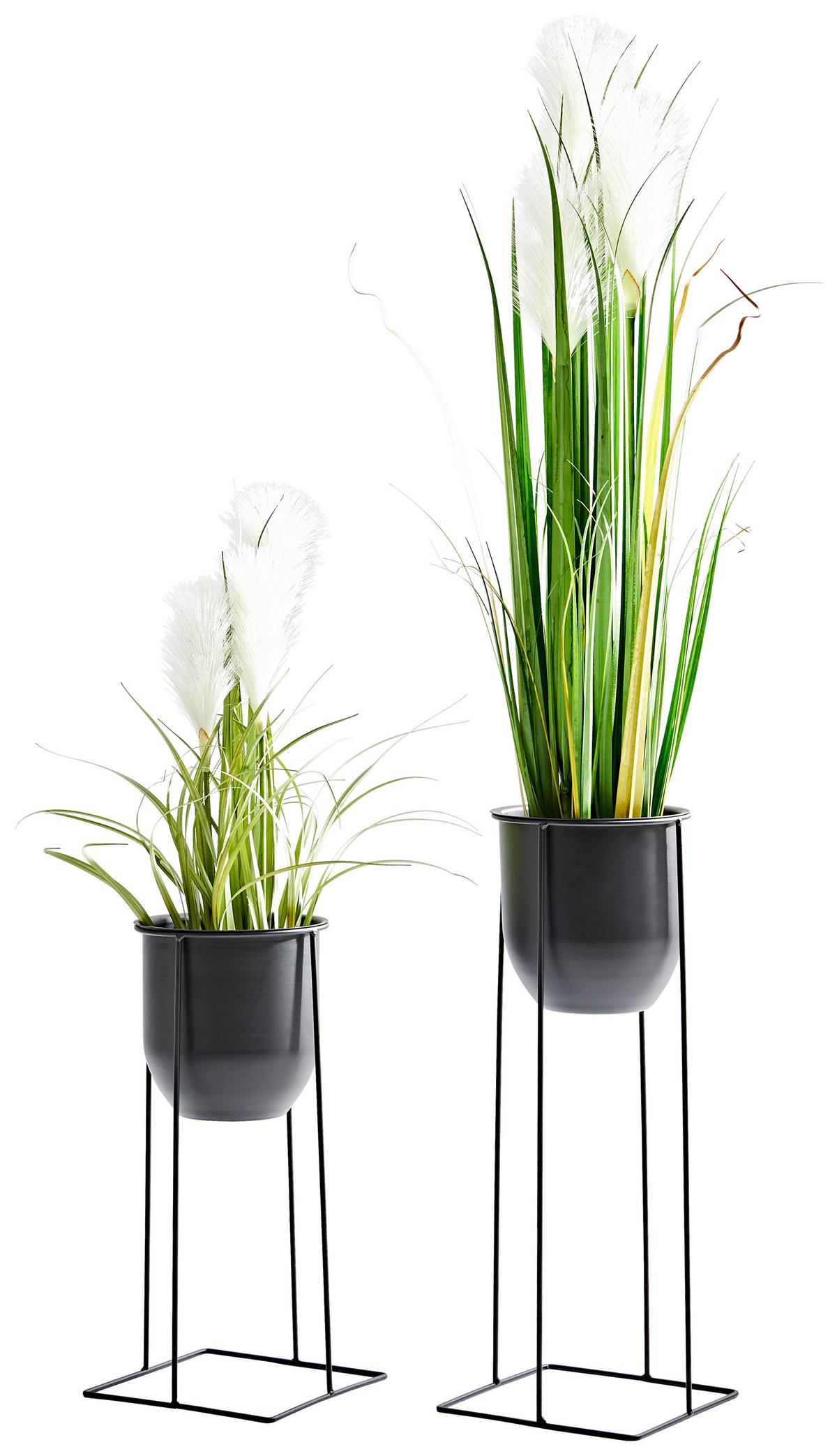 DONICZKA NA KWIATY GM21-170402 - czarny, Basics, metal (19/40cm) - Ambia Home