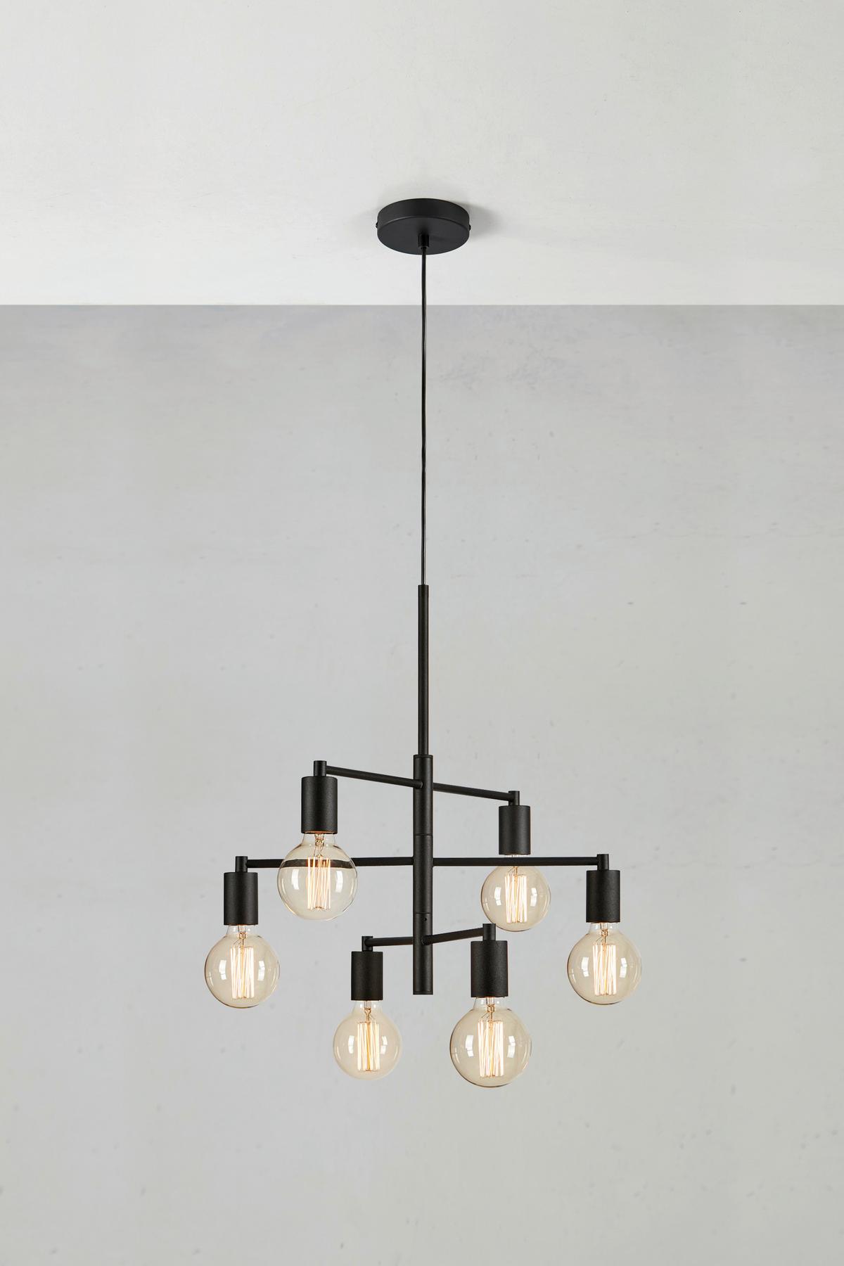 Hängeleuchte Cielo max. 40 Watt - Schwarz, Basics, Metall (50/50/52cm) - Markslöjd