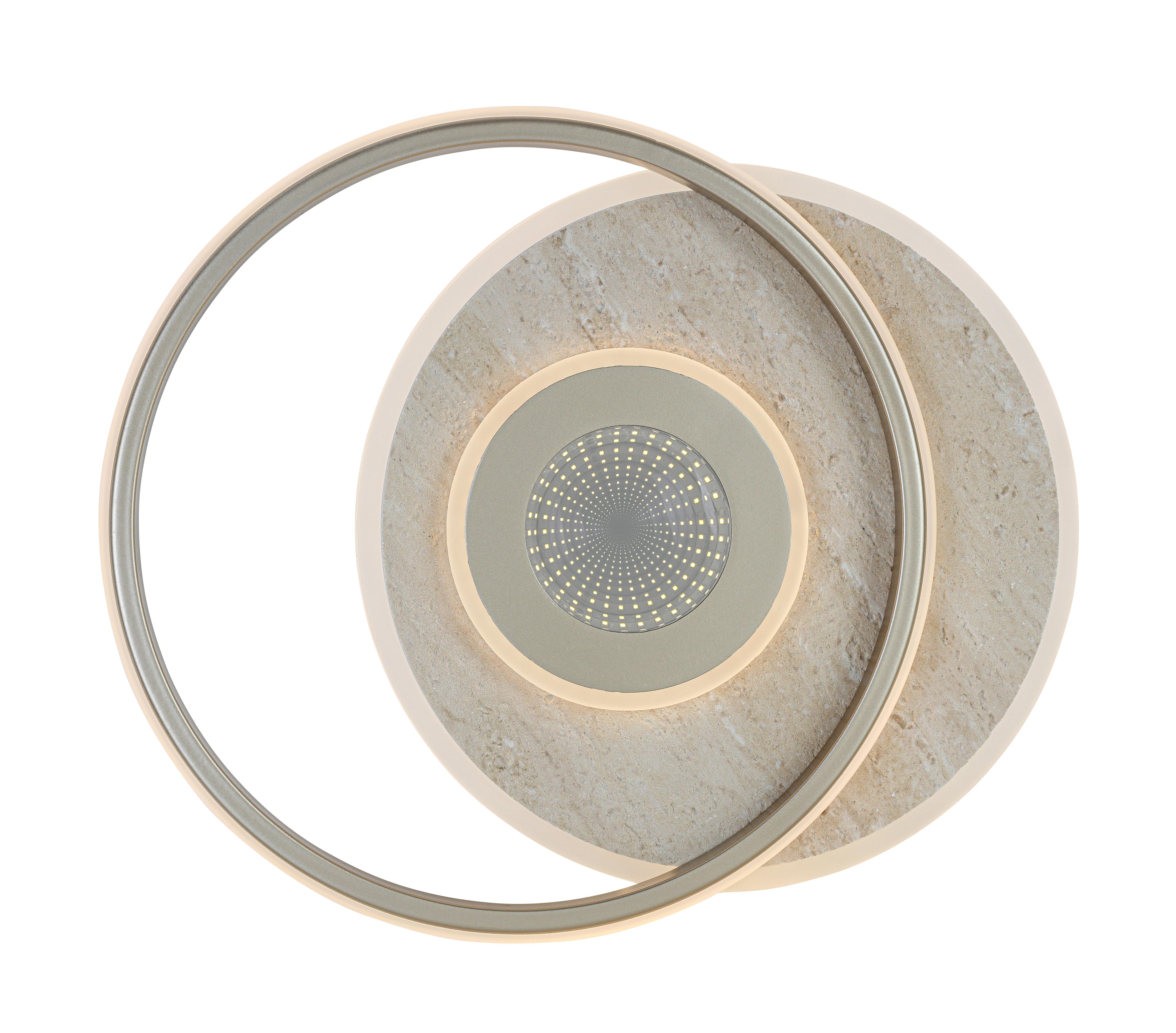 LED-TAKLAMPA PUL - champagne, Modern, metall/plast (42/35/6cm) - Mömax