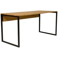Schreibtisch Albero Naturfarben/Schwarz - Schwarz/Naturfarben, Modern, Holz/Metall (160/75/70cm) - Mömax