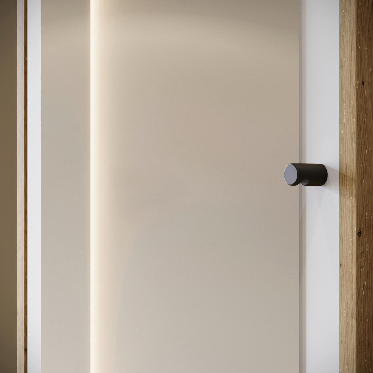 Garderobe Dino ca. 90x190 cm Eiche Artisan/Weiß - Weiß/Eiche Artisan, Trend, Holzwerkstoff (90/190/33cm) - MID.YOU