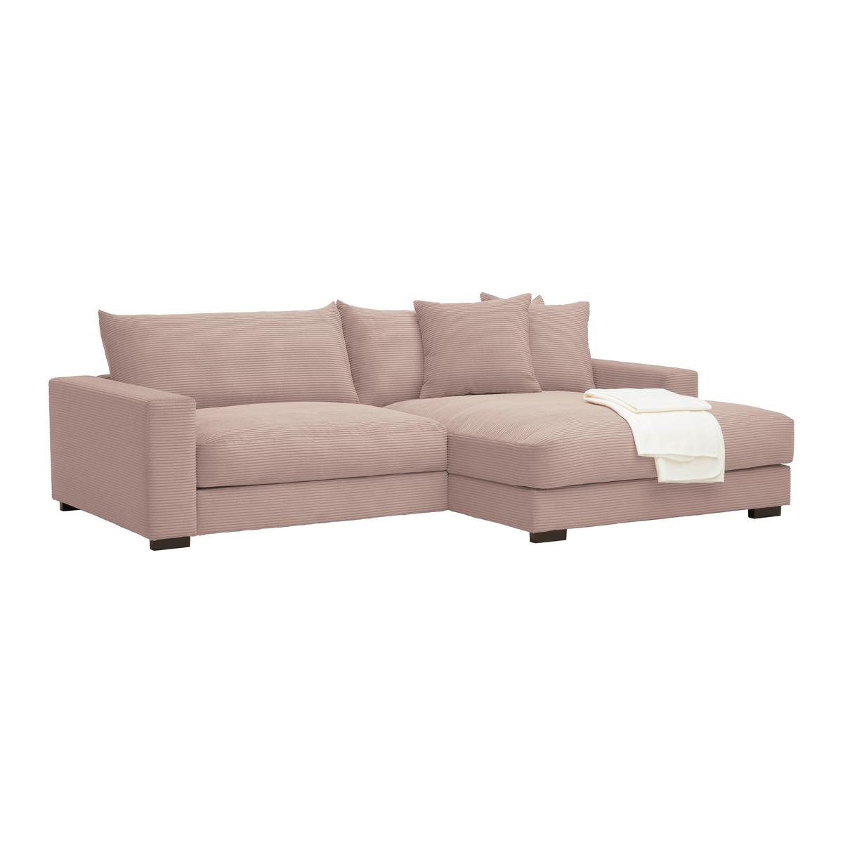 Canapea modulara PEDRO - roz, Modern, textil (265/180cm) - Mömax